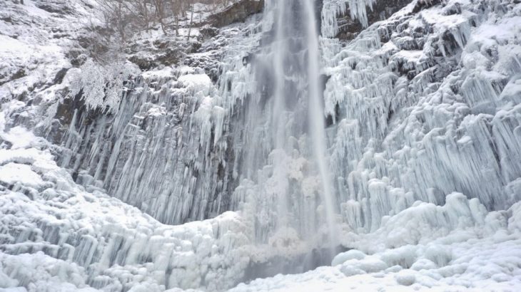 【冬の東北旅行記２】丸池様、胴腹滝、玉簾の滝、樹氷を観てきた